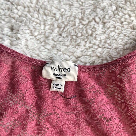 WILFRED Aritzia Madeline style lace tank scalloped - Picture 3 of 6